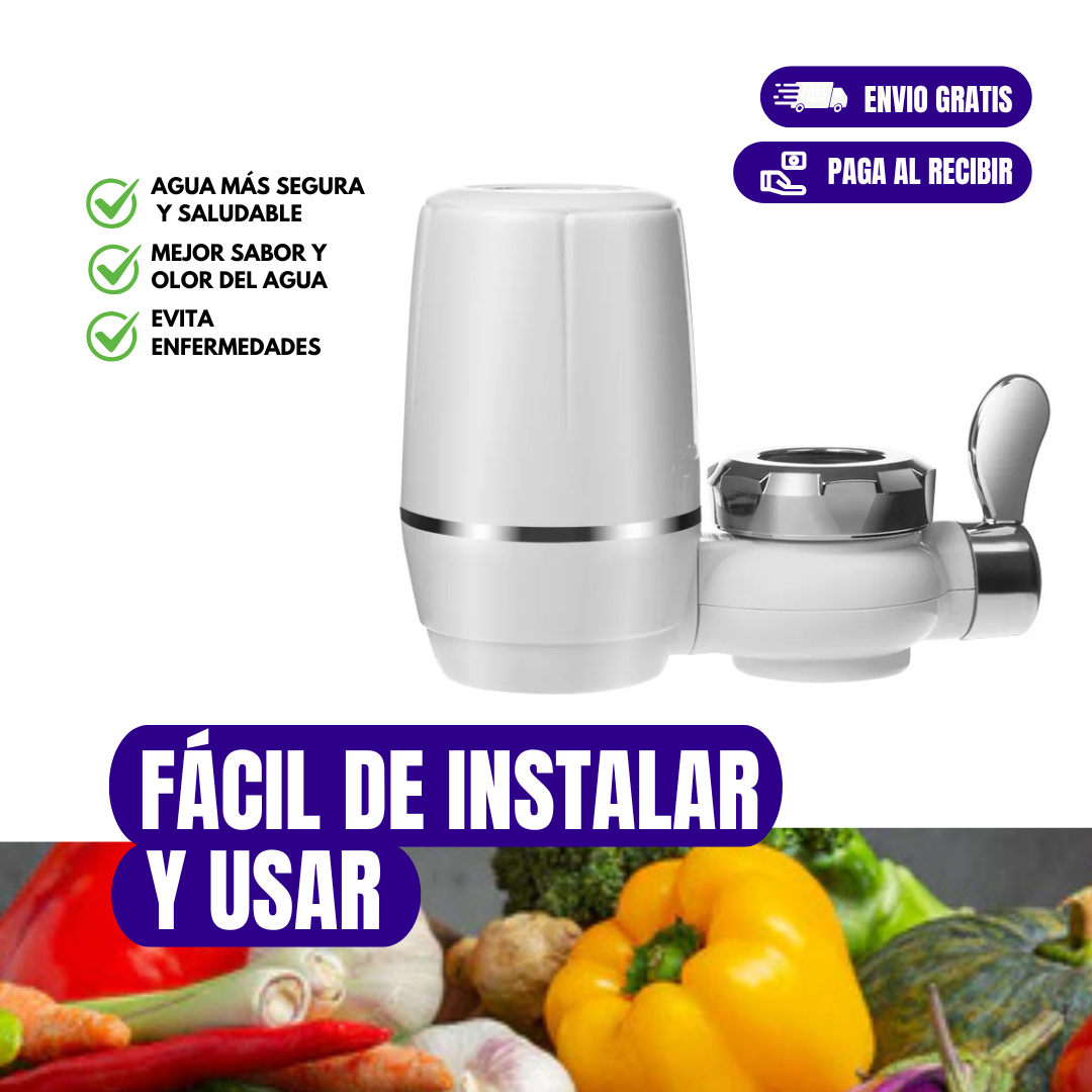FILTRO PURIFICADOR DE AGUA PARA GRIFO